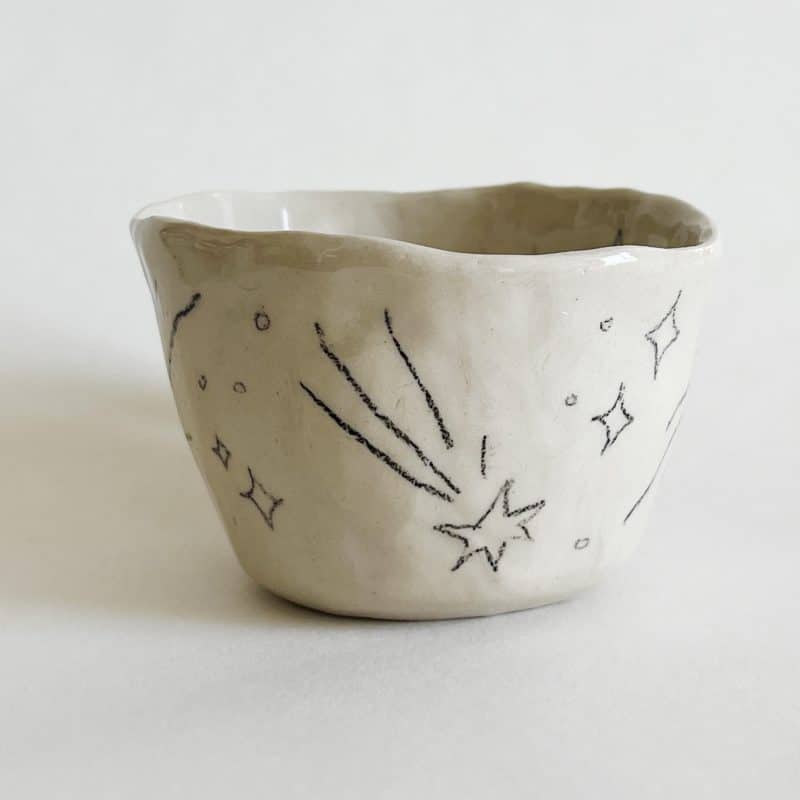 Tasse à espresso avec anse - Étoiles filantes – Image 4